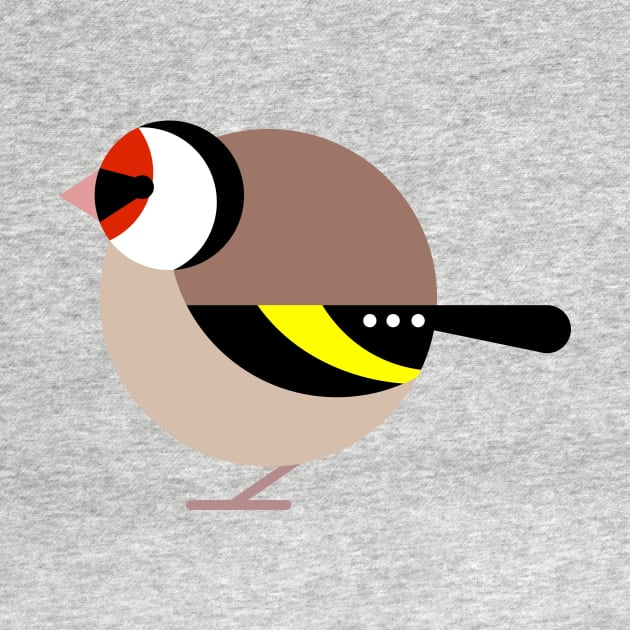 Fat Bird - Goldfinch by garethrowson